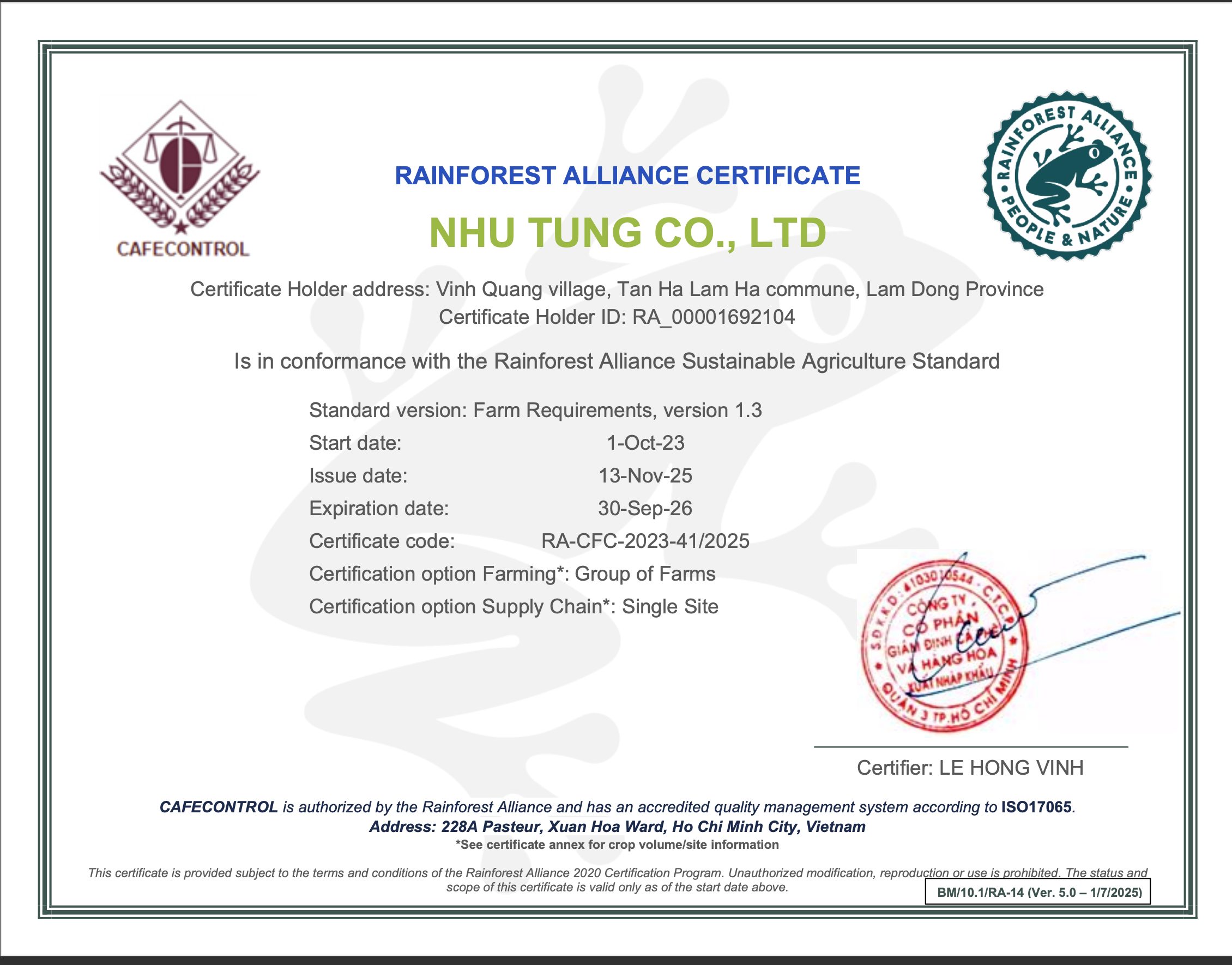 chung-nhan-rainforest-alliance-nhutungcoffee